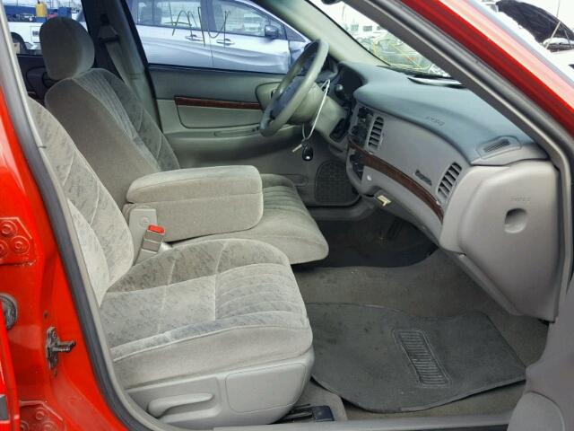 2G1WF55E4Y9281532 - 2000 CHEVROLET IMPALA RED photo 5
