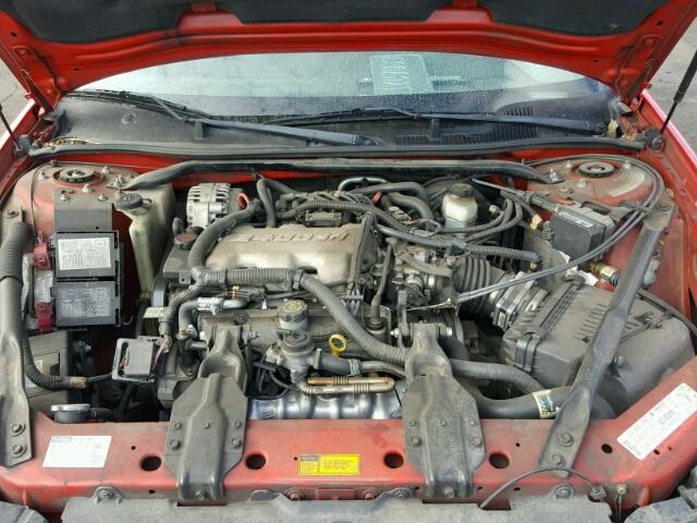 2G1WF55E4Y9281532 - 2000 CHEVROLET IMPALA RED photo 7