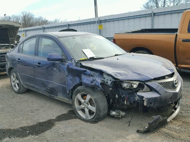 JM1BK12F441172641 - 2004 MAZDA 3 I BLUE photo 1