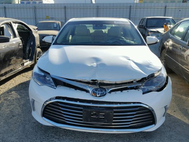 4T1BK1EB2GU229765 - 2016 TOYOTA AVALON XLE WHITE photo 9