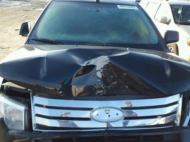 2FMDK38C98BB19795 - 2008 FORD EDGE SEL BLACK photo 7