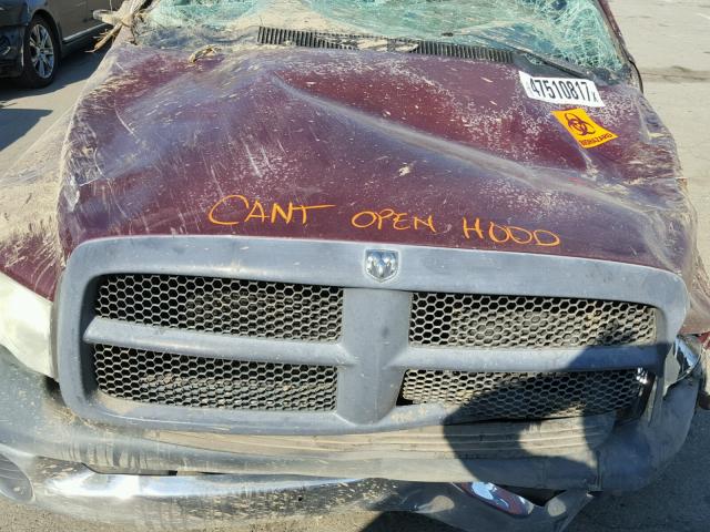 3D7KA26D33G784630 - 2003 DODGE RAM 2500 S Bordo foto 7