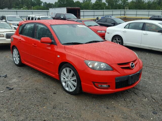 JM1BK34L381177043 - 2008 MAZDA SPEED 3 Қызыл фото 1