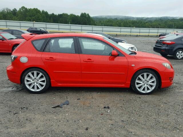 JM1BK34L381177043 - 2008 MAZDA SPEED 3 Қызыл фото 9