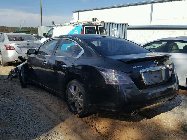 1N4AA5AP3DC815457 - 2013 NISSAN MAXIMA S BLACK photo 3