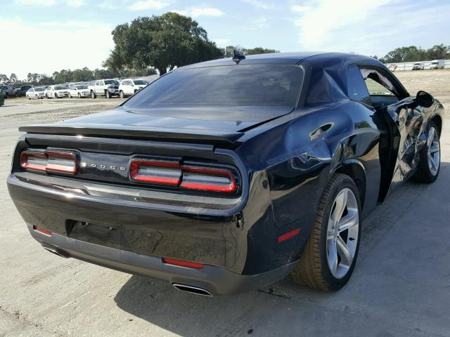 2C3CDZAG3FH705496 - 2015 DODGE CHALLENGER BLACK photo 4