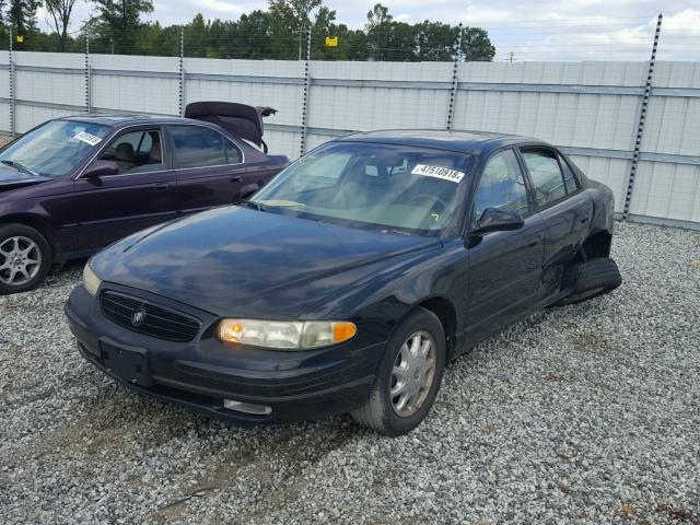 2G4WB55KXY1232189 - 2000 BUICK REGAL LS BLACK photo 2