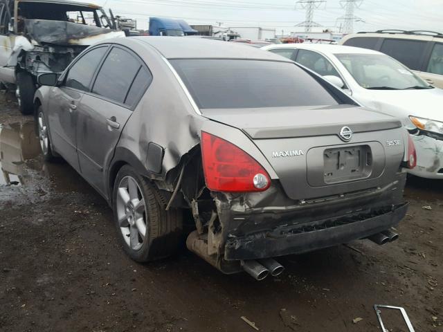 1N4BA41E85C807627 - 2005 NISSAN MAXIMA SE GRAY photo 3