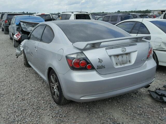 JTKDE167380242332 - 2008 TOYOTA SCION TC SILVER photo 3