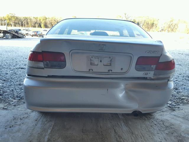 1HGEJ8244XL040416 - 1999 HONDA CIVIC EX SILVER photo 9