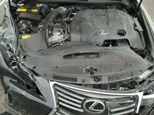 JTHBF1D28F5056285 - 2015 LEXUS IS 250 BLACK photo 7