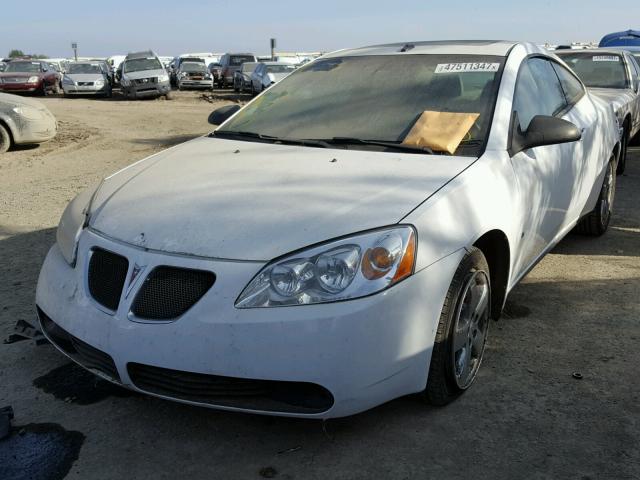 1G2ZH17N994154255 - 2009 PONTIAC G6 GT WHITE photo 2