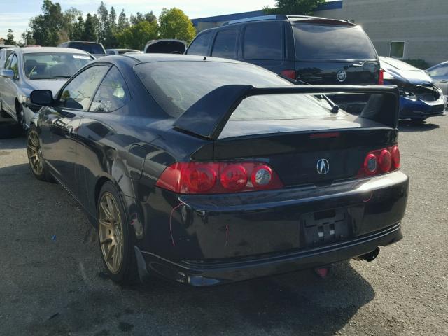 JH4DC54805S018806 - 2005 ACURA RSX BLACK photo 3