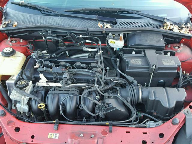 1FAHP34N97W207229 - 2007 FORD FOCUS ZX4 RED photo 7