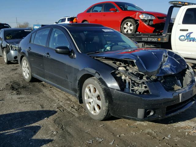 1N4BA41E68C816301 - 2008 NISSAN MAXIMA SE BLACK photo 1