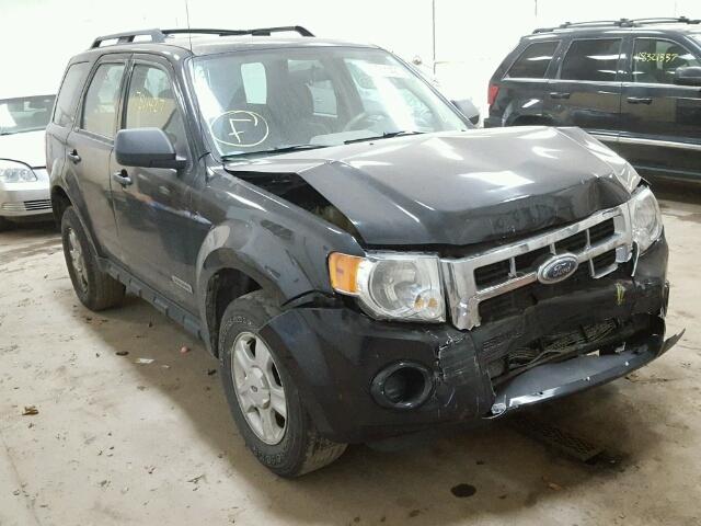 1FMCU02ZX8KA34858 - 2008 FORD ESCAPE XLS BLACK photo 1