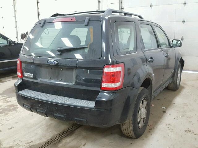 1FMCU02ZX8KA34858 - 2008 FORD ESCAPE XLS BLACK photo 4