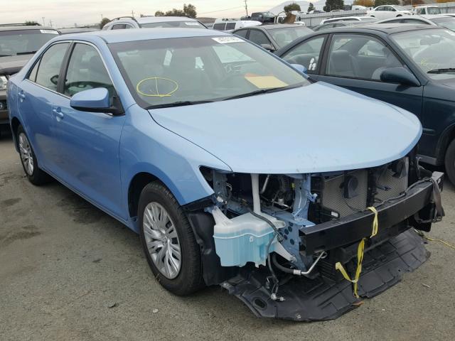 4T1BF1FK7DU647284 - 2013 TOYOTA CAMRY L BLUE photo 1