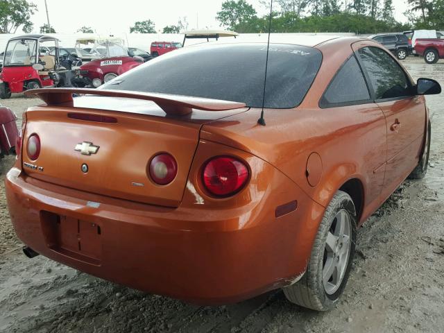 1G1AL15F267637494 - 2006 CHEVROLET COBALT LT ORANGE photo 4