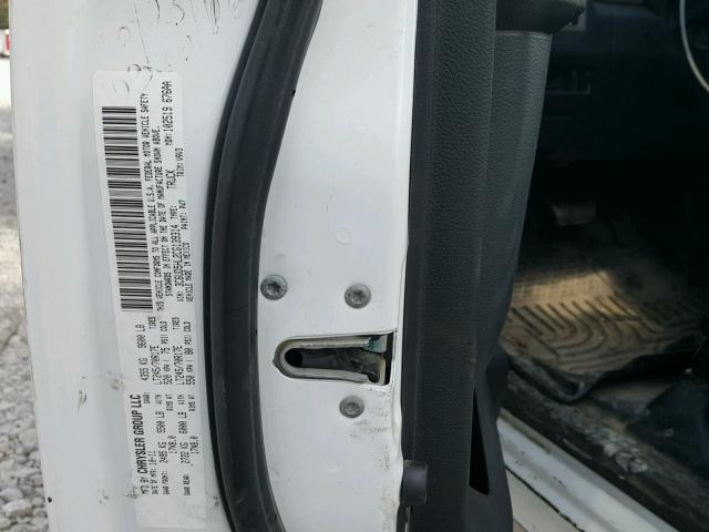 3C6UD5HL2CG139314 - 2012 DODGE RAM 2500 S WHITE photo 10