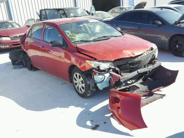 2T1BU4EE3AC507023 - 2010 TOYOTA COROLLA BA RED photo 1