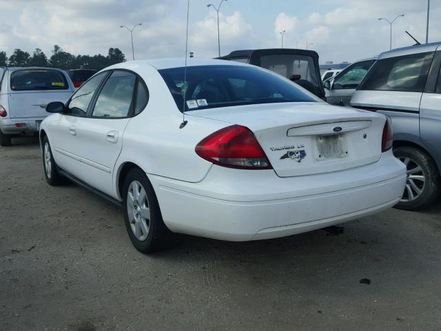 1FAFP52U54A143647 - 2004 FORD TAURUS LX WHITE photo 3