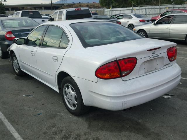 1G3NL52F93C306886 - 2003 OLDSMOBILE ALERO GL WHITE photo 3