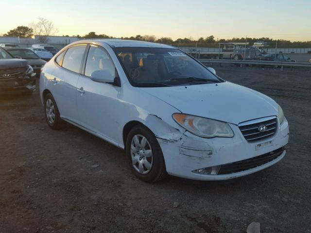 KMHDU46D88U352315 - 2008 HYUNDAI ELANTRA GL WHITE photo 1