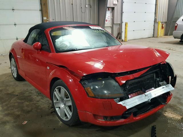 TRUTC28N651003640 - 2005 AUDI TT RED photo 1