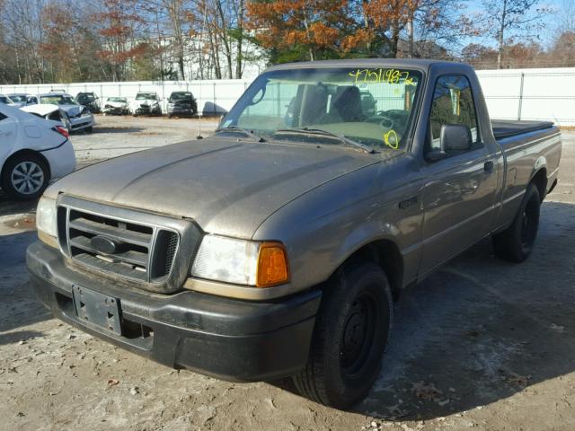 1FTYR10U74PA92416 - 2004 FORD RANGER GRAY photo 2