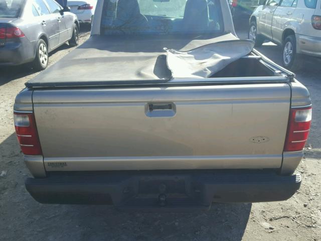 1FTYR10U74PA92416 - 2004 FORD RANGER GRAY photo 6