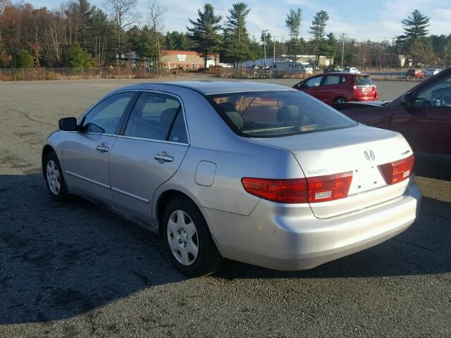 1HGCM56425A046201 - 2005 HONDA ACCORD LX SILVER photo 3