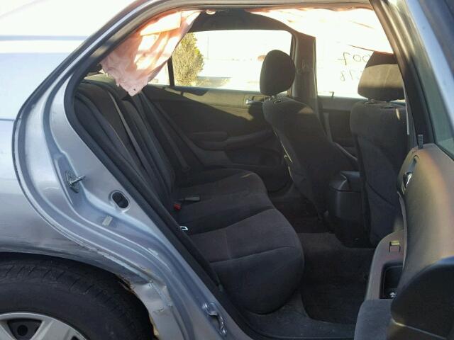 1HGCM56425A046201 - 2005 HONDA ACCORD LX SILVER photo 6