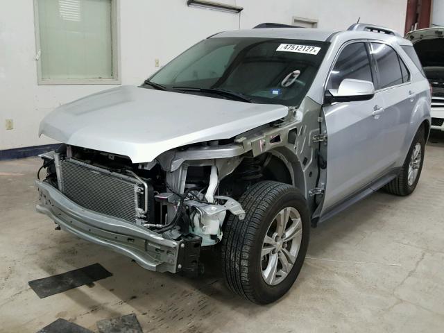 1GNALBEK3FZ141383 - 2015 CHEVROLET EQUINOX LT SILVER photo 2