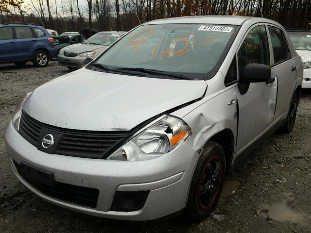 3N1CC1APXAL436786 - 2010 NISSAN VERSA S GRAY photo 2