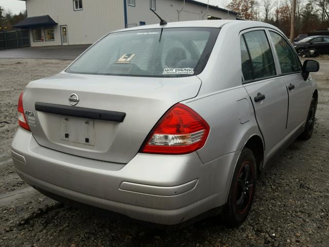 3N1CC1APXAL436786 - 2010 NISSAN VERSA S GRAY photo 4