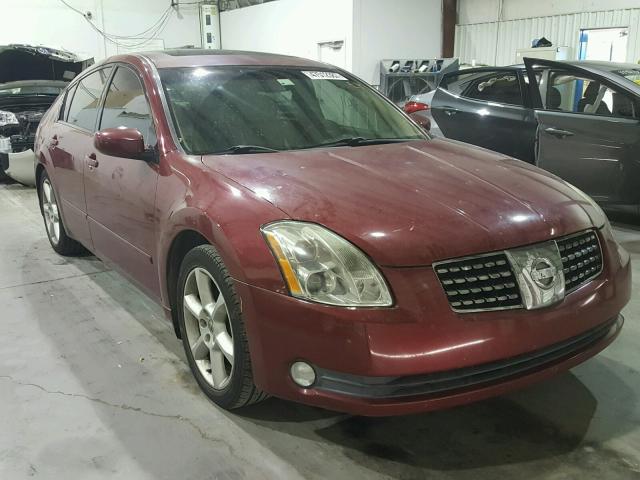 1N4BA41E94C814293 - 2004 NISSAN MAXIMA SE RED photo 1