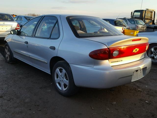 1G1JF52F447240997 - 2004 CHEVROLET CAVALIER L SILVER photo 3