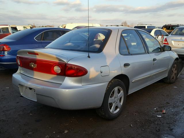 1G1JF52F447240997 - 2004 CHEVROLET CAVALIER L SILVER photo 4