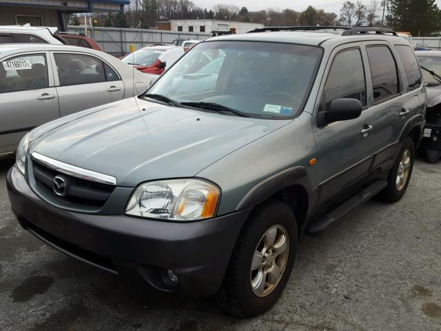 4F2YZ94194KM12184 - 2004 MAZDA TRIBUTE LX GREEN photo 2