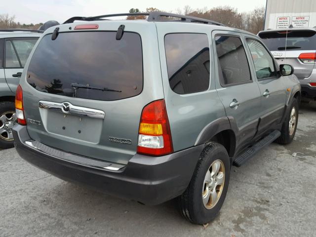 4F2YZ94194KM12184 - 2004 MAZDA TRIBUTE LX GREEN photo 4