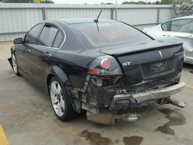 6G2EC57Y99L226532 - 2009 PONTIAC G8 GT BLACK photo 3