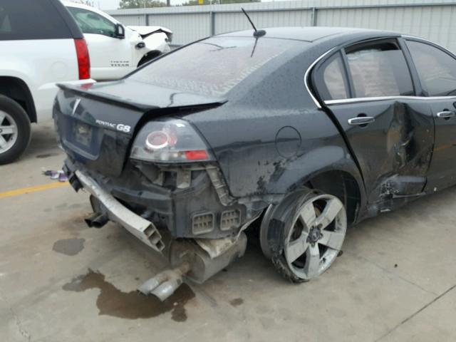 6G2EC57Y99L226532 - 2009 PONTIAC G8 GT BLACK photo 9