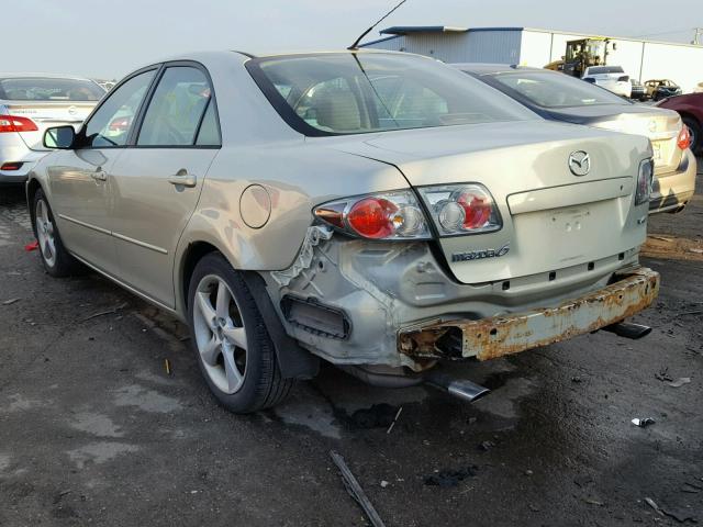 1YVHP80D665M58714 - 2006 MAZDA 6 S GOLD photo 3