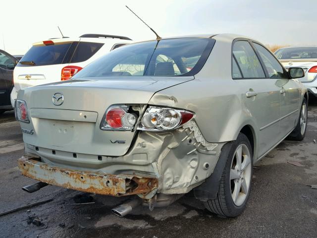 1YVHP80D665M58714 - 2006 MAZDA 6 S 金色 照片 4