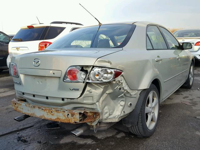 1YVHP80D665M58714 - 2006 MAZDA 6 S GOLD photo 4