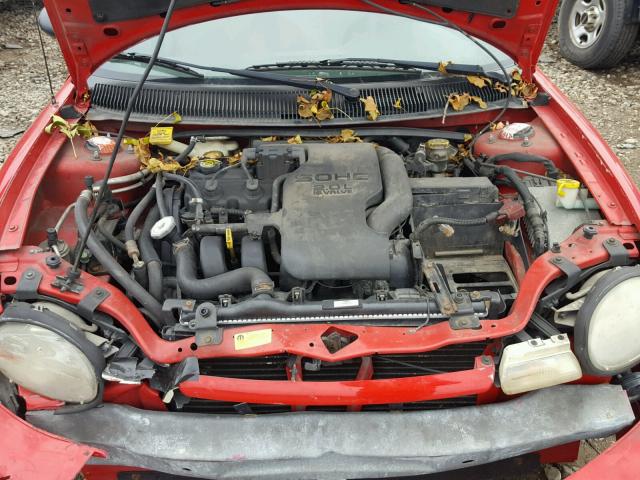 1B3ES47C2WD595752 - 1998 DODGE NEON HIGHL RED photo 7