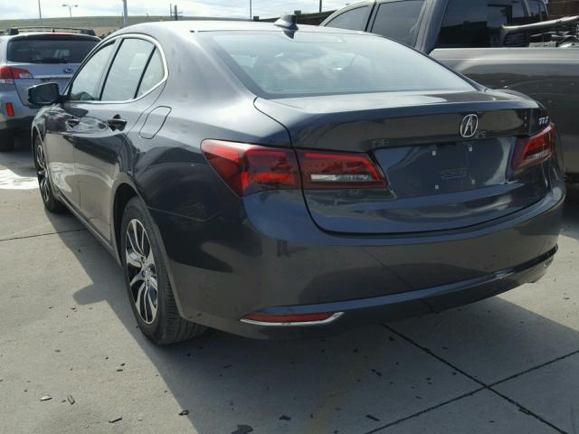 19UUB1F54GA012422 - 2016 ACURA TLX TECH CHARCOAL photo 3