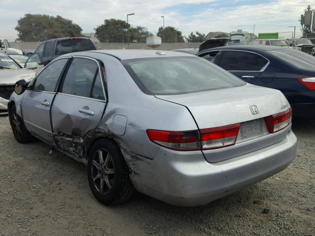 1HGCM66884A022041 - 2004 HONDA ACCORD EX SILVER photo 3