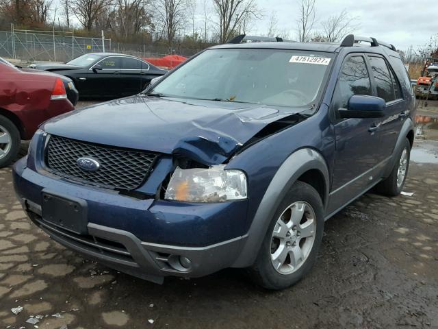 1FMDK05177GA28016 - 2007 FORD FREESTYLE BLUE photo 2